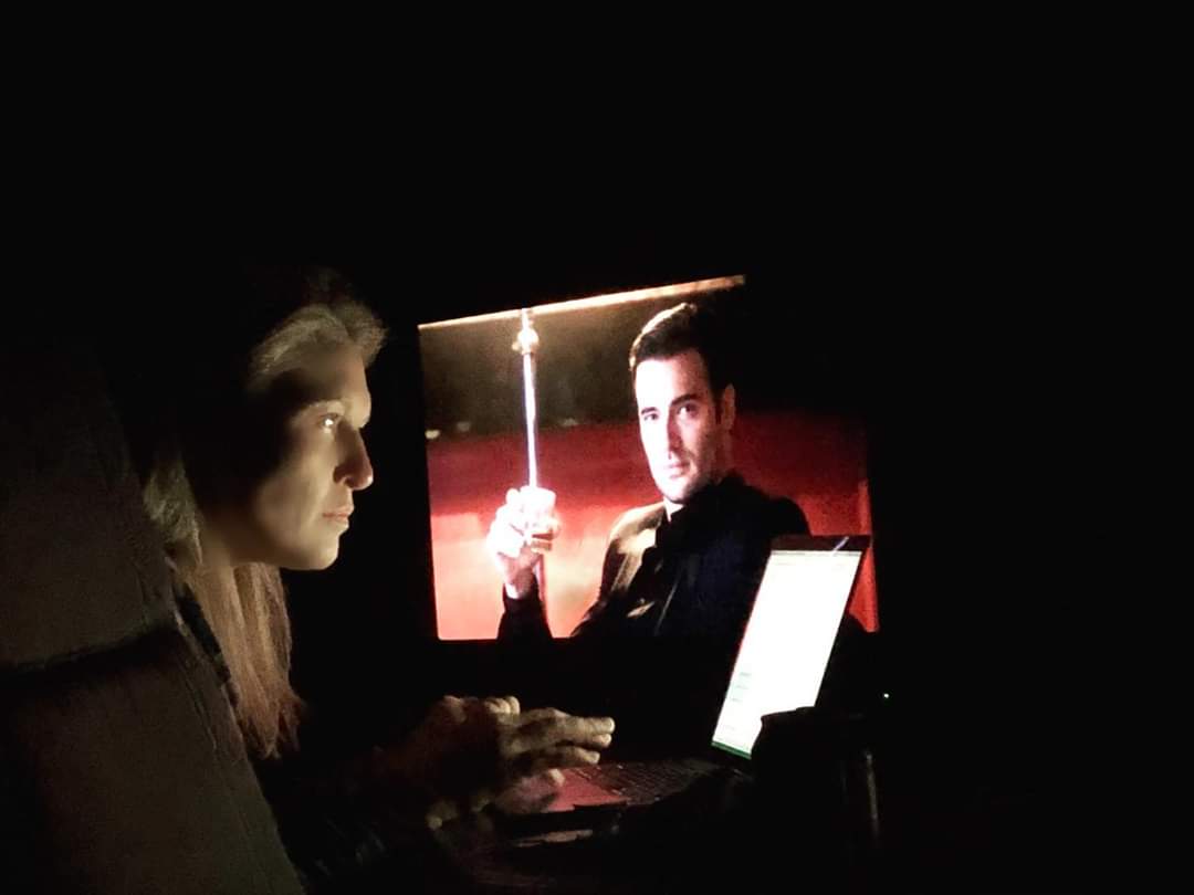 Argyle_Empire's tweet photo. Reposted from @toscamusk My work companion 😉
#teasertuesday #spoilerwoman
.
.
.
#gabrielsinfernomovie
#passionflix 
#passioniscoming 
#colortiming while running a business 🤪  - #regrann https://t.co/tM3xk58r6s
