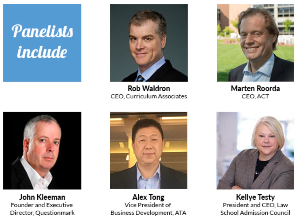 atpconf's tweet photo. Join us for the CEO Panel Discussion on COVID-19's Impact on the Testing Industry on Friday, April 17th from 4:00 - 5:30 PM UTC (12:00 PM - 1:30 EDT; 9:00 AM - 10:30 AM PDT).

RSVP today! https://t.co/LzoRBzIc3R

We look forward to "seeing" you there! https://t.co/xjrN6Avu05