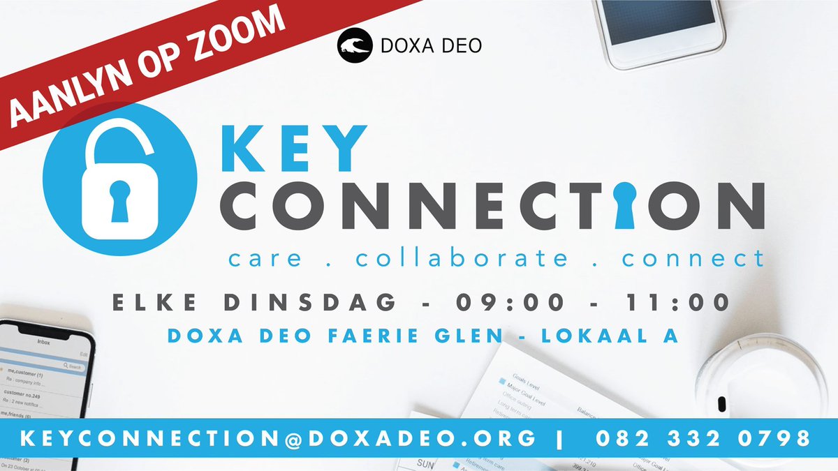 Key Connection is a ministry for people who find themselves in between jobs. Here we help you rediscover yourself. 

We share heart to inspire you to hold on and keep going. 

Join our Zoom Meeting
buff.ly/3cdSR8M

Meeting ID: 115 298 973