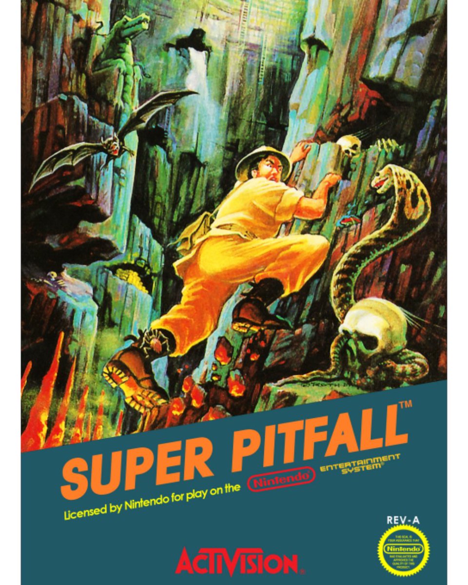 GreatGameCovers's tweet image. Super Pitfall (NES) 

#NES #Nintendo #SuperPitfall #Pitfall #NintendoEntertainmentSystem

#GreatGameCovers #VideoGames #RetroGaming #RetroGames #RetroCollective #Gaming #Gamers