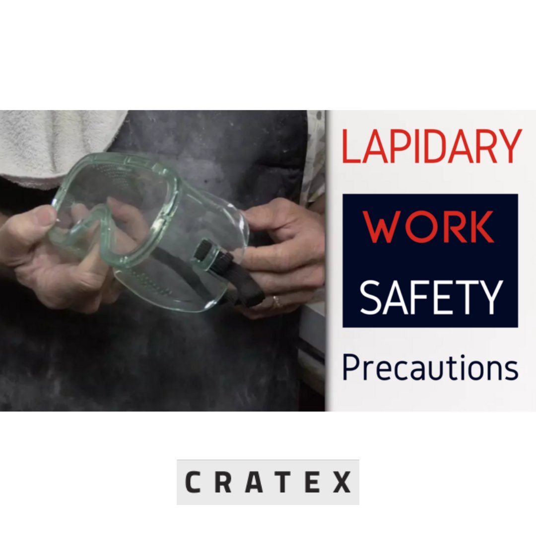 Lapidary work is a unique, beautiful art with some serious health risks that mustn't be overlooked. Primary routes by which dangerous substances can enter the body of a lapidary artist are inhalation (breathing), skin and eye absorption.
