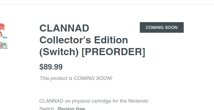 clannad switch physical