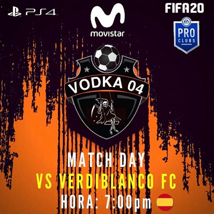 04Club's tweet image. 🎮Día de partido🎮
📍2 ronda de la Copa Movistar 
🕖 18:00 🇮🇨
🕖 19:00 🇪🇸
Rival: @VerdiblancoFC 

Mucha suerte y a disfrutar de cada partido 🔥

#unvodkaporfqvor 
#copamovistar