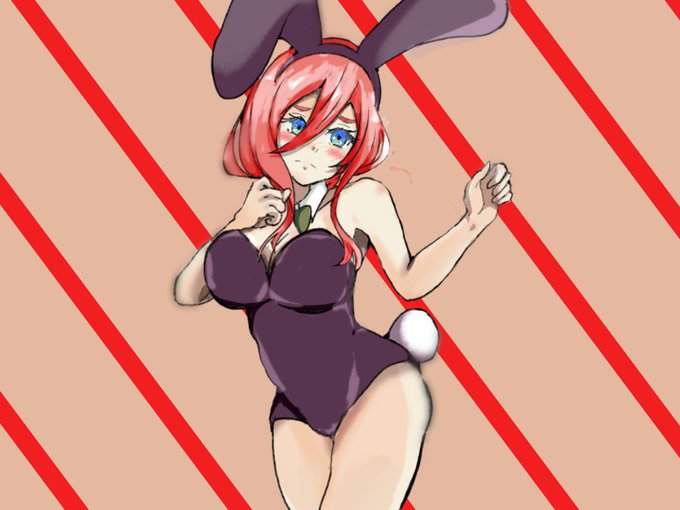 波々(なみなみ)@旧アカウントさんがTwitterに投稿した中野三玖(五等分の花嫁)のイラスト。