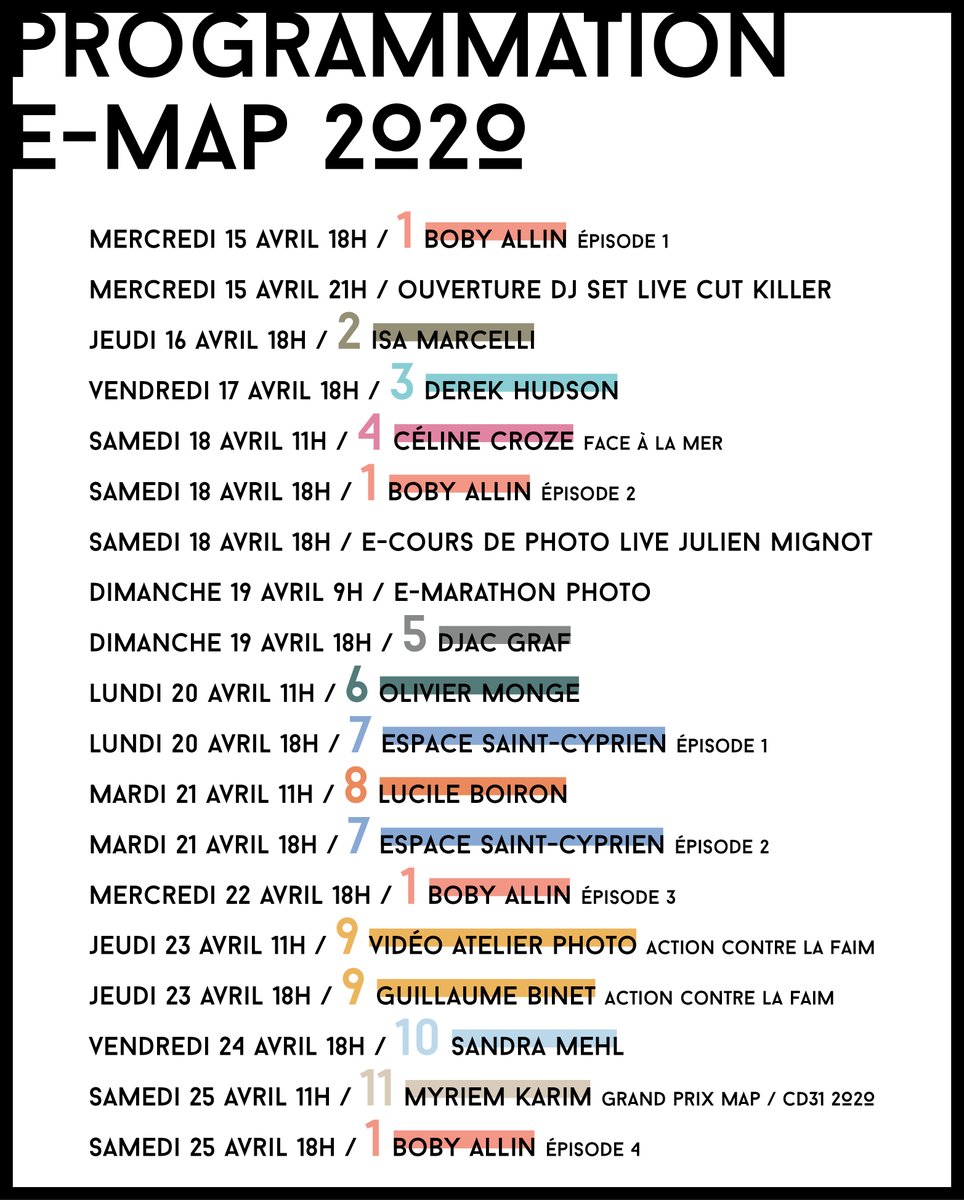 💥👏Nous sommes ravis d’avoir pu adapter ce volet inédit du <a href="/MAPtoulouse/">Festival de photo MAP Toulouse</a> en 15j ! Merci aux photographes, aux partenaires qui ont maintenu leur soutien, et l'équipe MAP qui s'est mobilisée pour produire cet événément digital ! 
Bon festival à tous 🙏
#saisonphoto #culturecheznous