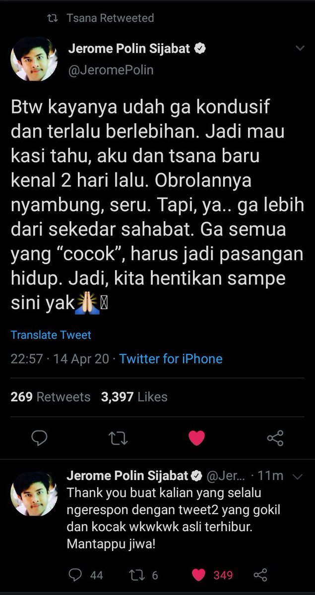 Sayang sekali tapi gapapaKALIAN SUDAH BUAT KITA BAPER DENGAN KE UWU AN KALIANjodoh gaada yang tauWKWKKW CANDAmaap aku halu, makasi konten uwu nya sungguh sangat mencerahkan malamku ngerjain UTS yang tertunda 3 minggu