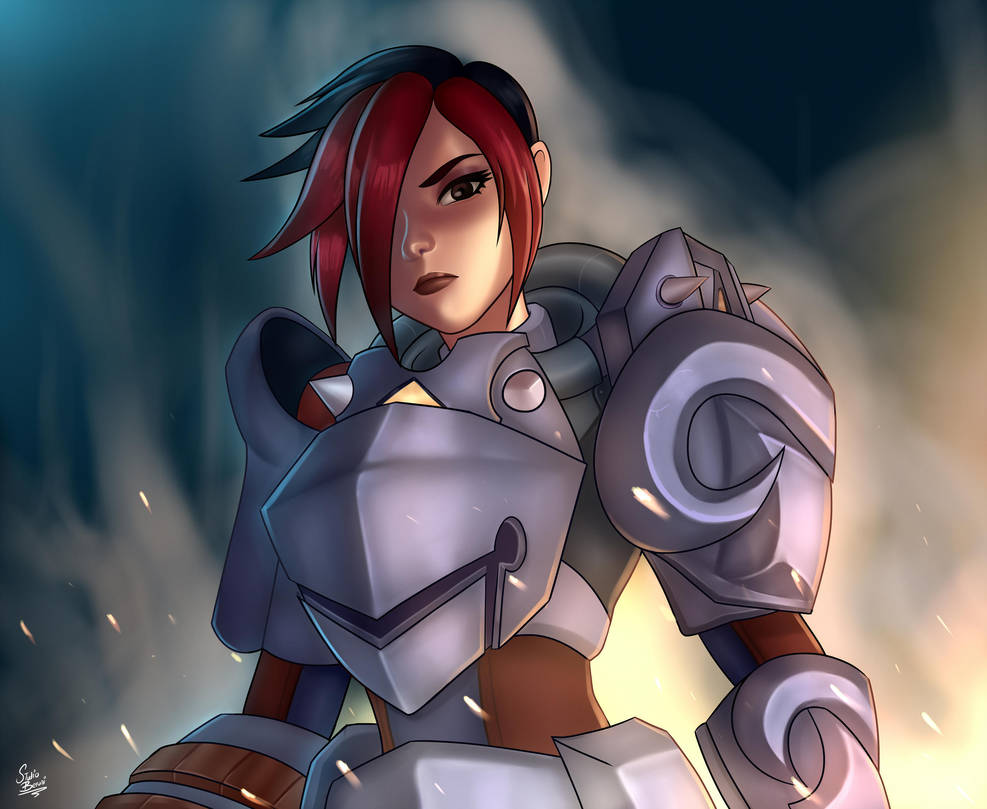 As the dust settles, and the embers drift in the wind, only one stands tall. A valued member of The Magistrate's army, she's lead the charge to lay waste to those who oppose them, and their ideals.

She is the War Machine. Nobody stands in her way.

                      { 🔄&amp;❤️}