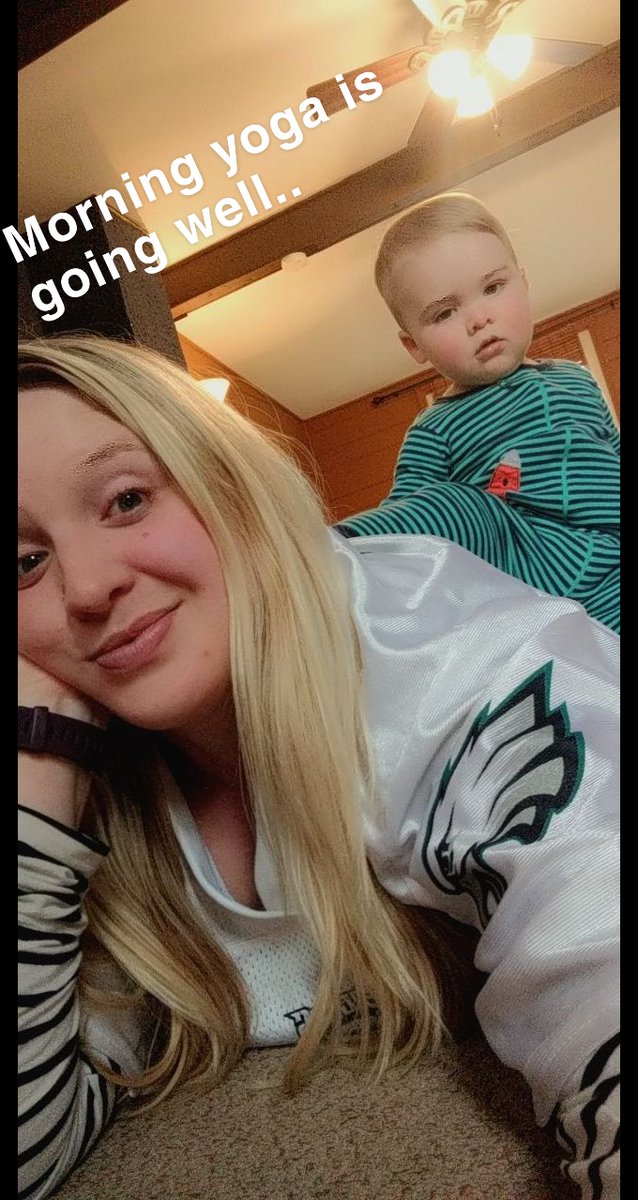 To kick off FMS virtual spirit week yesterday, morning yoga with my side kick.  Oh the joys of quarantine with an 18 month old 😂
#FMStogetherathome