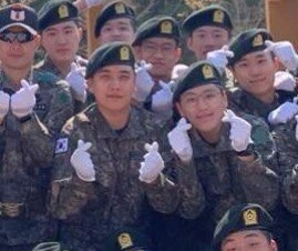 D-519so proud of u, our beloved soldier  it's great to see u're doing well, u look strong and fellow soldiers definitely adore u lol. now, the real battle begins. can't wait til u win and get back to us. til then, cheer up. if it's u, we don't mind waiting even 1000 days!