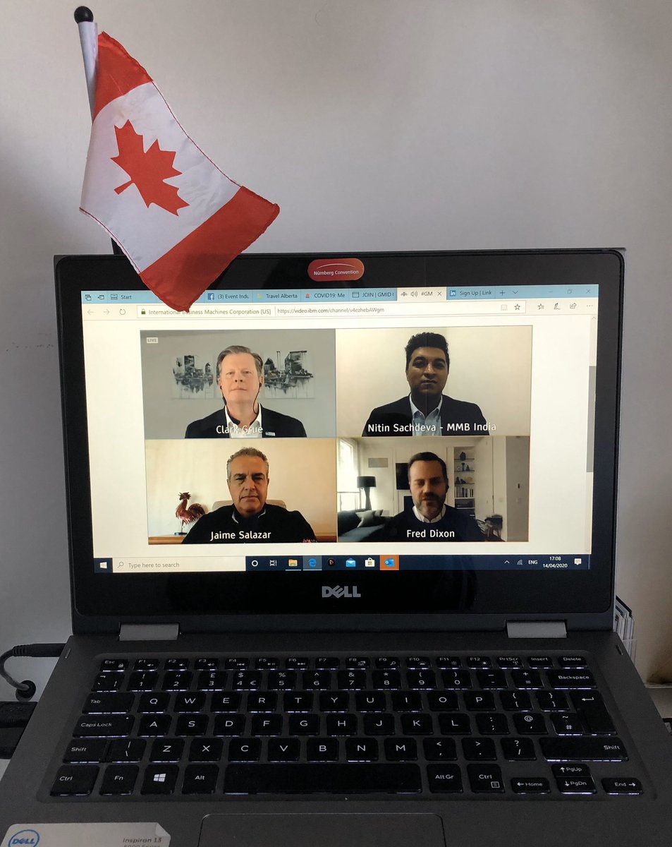 nicola_alexandr's tweet photo. Watching #GMIDGoesVirtual and flying my 🇨🇦😊thanks @MrCalgaryCanada and all involved for this great initiative. I hope it’s not too long before the world can #MeetInAlberta again https://t.co/5OSAJ8Ywke
