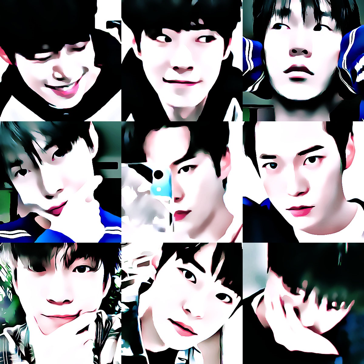 #แจกดิส doyoung , bw