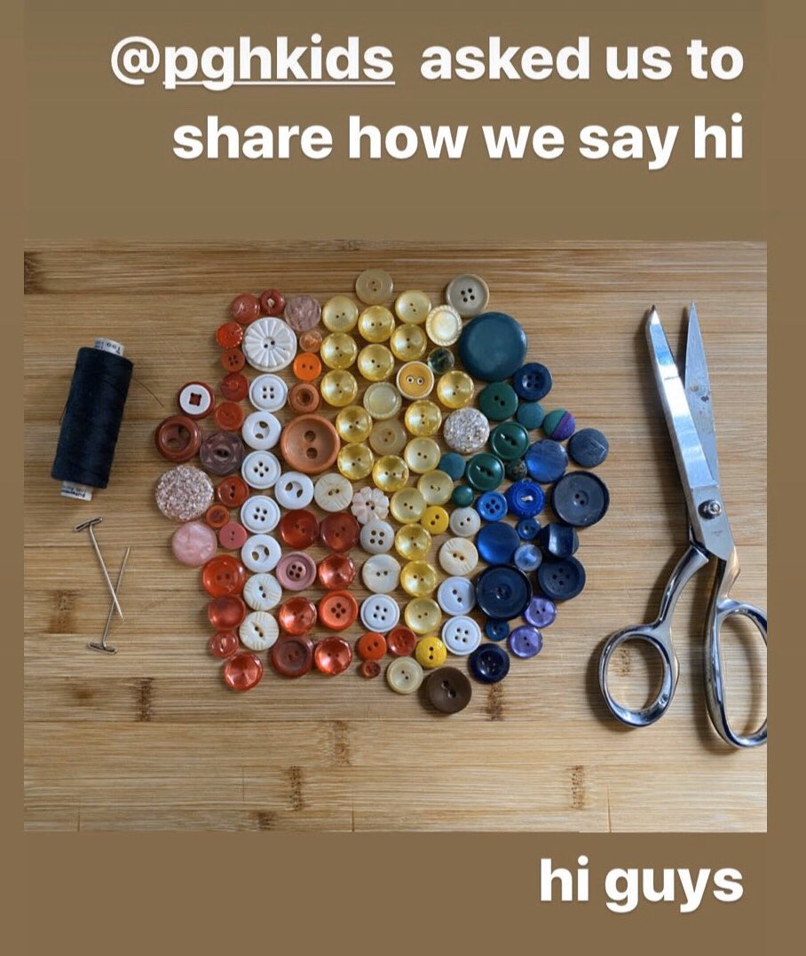 museumlabpgh's tweet photo. Our staff are sharing their creative ways to say hi while #socialdistancing. We want to see yours! Tag us or @pghkids and you could be featured in a video on our website and social media.
#sayhi #pghkids #museumlabpgh https://t.co/7mjwMg6m6X