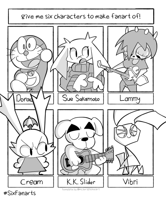 Here's the very unfashionably late delivery.
#sixfanart #sixfanartchallenge 