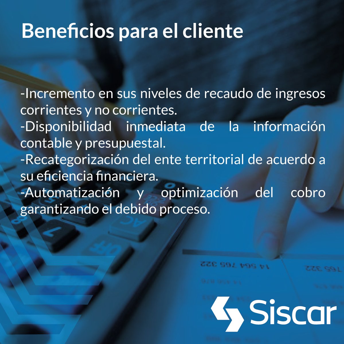 Datasofting's tweet image. ¡muchos más beneficios obtienen los clientes de Siscar!