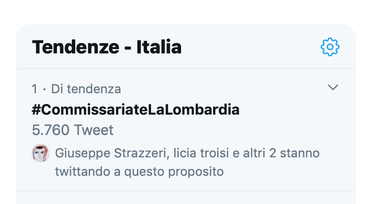 titofaraci's tweet photo. Sono sicuro che questa cosa dà fastidio a chi deve. Molto bene. E avanti così: #CommissariateLaLombardia https://t.co/e2CSBOd2pg
