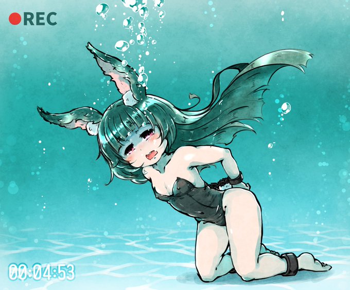 水没バニーさん 