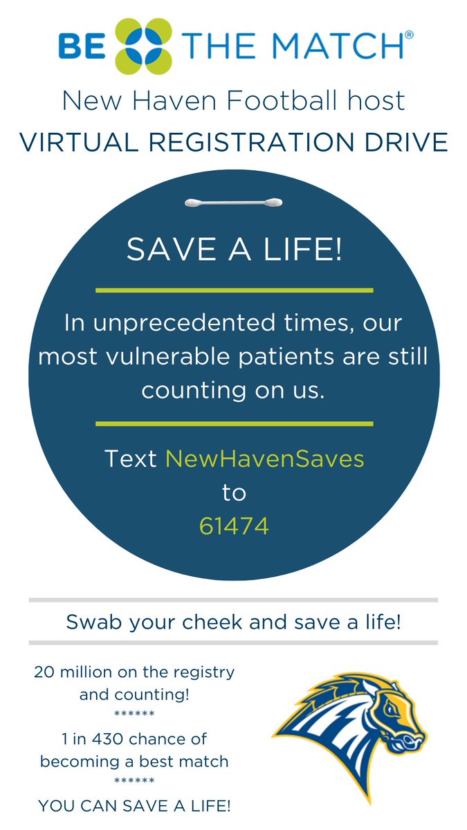 CoachPince's tweet photo. Please take one minute to text NewHavenSaves to 61474 and help save a life. https://t.co/vUXQTukCYa