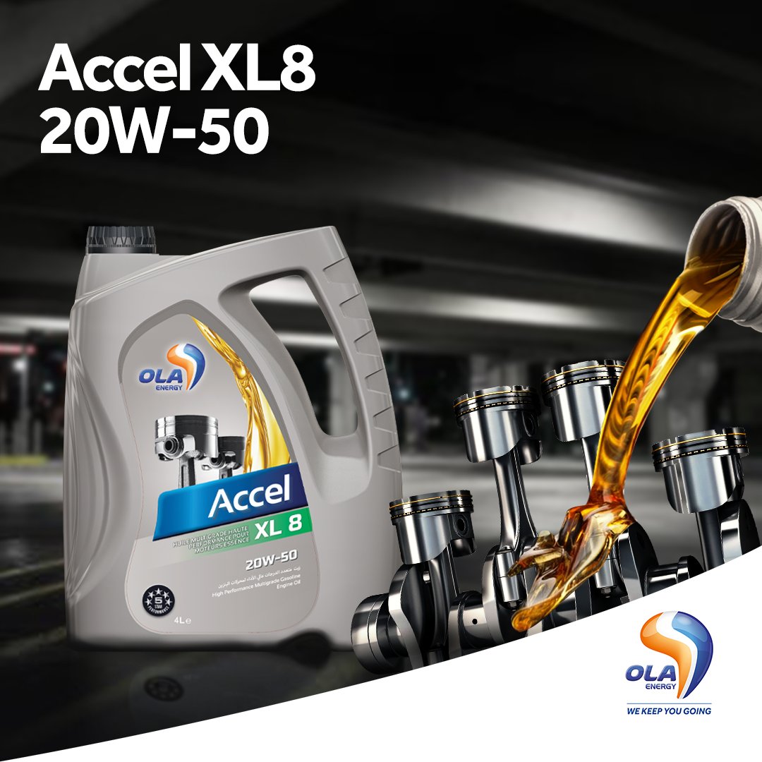 OLA Energy on Twitter "Our Accel XL8 20W50 high performance engine