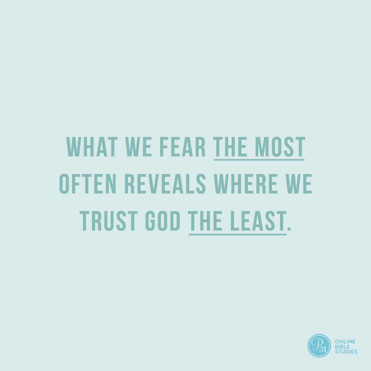 circle31org's tweet photo. What fears keep you up at night? What areas of your life do you find most difficult to trust God with?
 
→ Your children or spouse?
→ Your health?
→ Your finances?
→ Your future plans?
 
“What you fear the most shows you where you need to grow with God.” - @craiggroeschel https://t.co/Qwj5Y1uca1