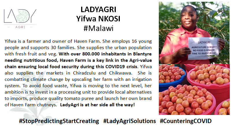 Nutritious food is key during this pandemic!With over 800,000 inhabitants in Blantyre, #Malawi needing quality fresh fruit &amp; veg, Haven Farm is a crucial link in the Agri-value chain ensuring local food security during the #COVID19 crisis.<a href="/IrlEmbMalawi/">Ireland in Malawi</a> <a href="/EUinMalawi/">EU in Malawi 🇪🇺</a>  @LeonardMizzi2