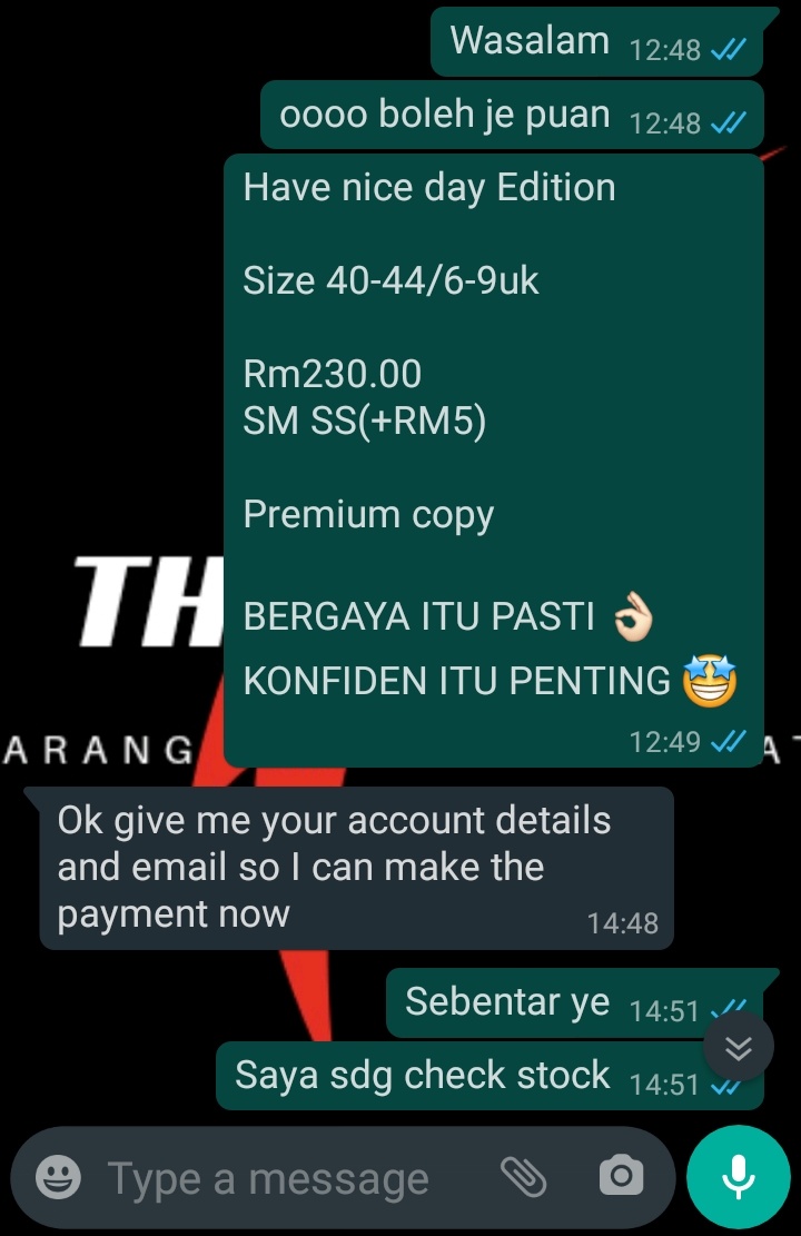 (Ini Sebuah Thread)Aku Tak Bodoh (mohon rt)Online Seller Take Note Scammer Detected      