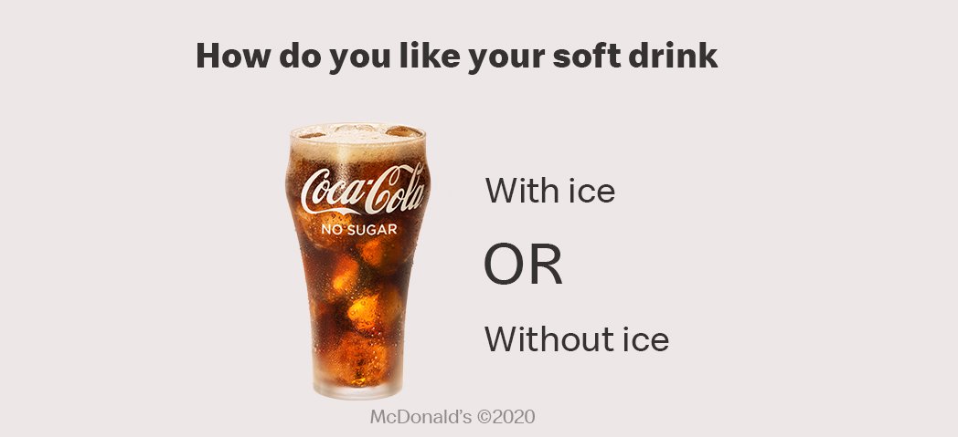 10. How do you like your soft drink? With ice Without ice  #Day19ofLockdown