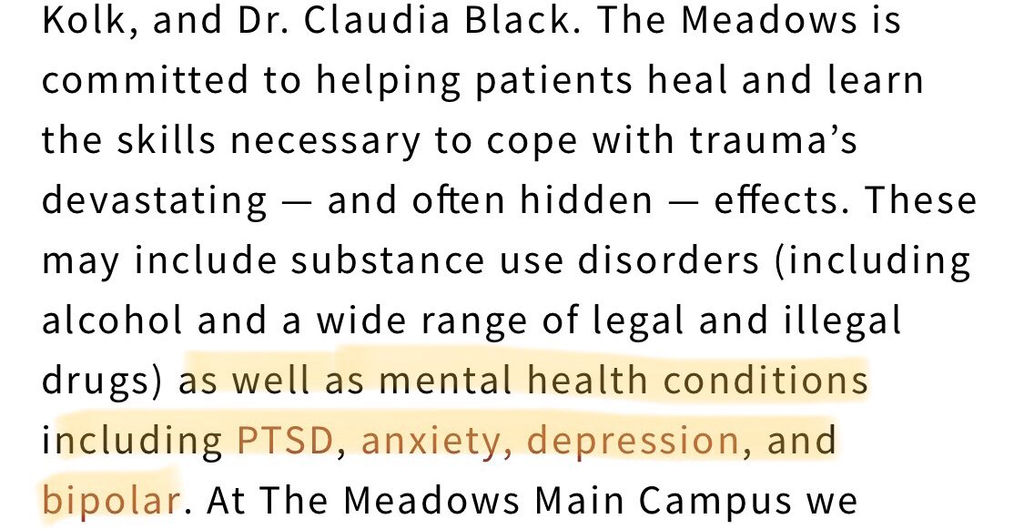 In 2014, it was reported that Selena entered herself into a rehab facility called Meadows in AZ due to her lupus diagnosis. A hate page claimed this was not true due to the facility specializing in substance abuse problems. What they fail to mention was it’s other uses.