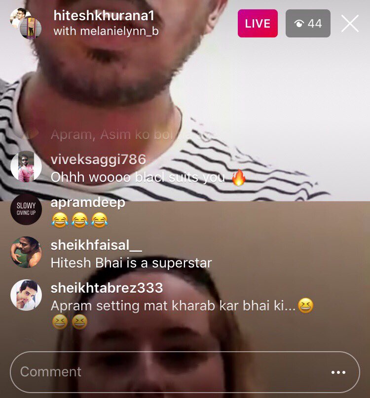SRKian_Tabrez's tweet image. Raat ko live chat me bahut maza aya #Hitesh apni setting me lag gaya tha ek gori ladki k sath aur sabke comments ignore karne lag gaya tha😆😆😆ladki ka chakkar babu bhaiyya ladki ka chakkar😆😆😆 #Apram aur #Nidhi kabab me haddi ban kr mandla rhe the😆😆😆look my comments👇🏻👇🏻👇🏻