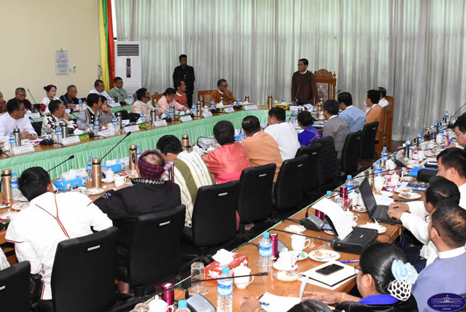 pomyanmar's tweet image. VP U Henry Van Thio addresses ethnic empowerment for national development

Read More=&amp;gt;president-office.gov.mm/en/?q=briefing…

#VP_U_Henry_Van_Thio  
#ethnic_empowerment  
#national_development