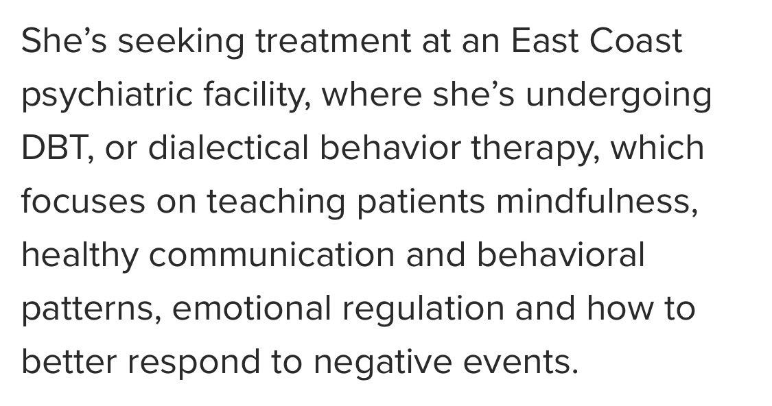 Following Cedars Senai, in the same year she was admitted into a phychiatric hospital. It’s no surprise when dealing with a chronic disease like lupus that it can cause trauma. Selena has praised DBT several times to help with this along with her struggle in the spotlight.