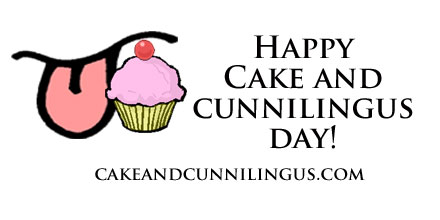 PureCunnilingus's tweet photo. April 14 is Cake and Cunnilingus Day. Dig in, everyone! https://t.co/2uBkj10UDQ