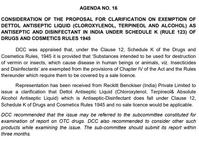 ArogyaLegal's tweet photo. @CDSCO_INDIA_INF
@drvgsomani
Pharma industry requires urgent clarification on the below points:
1. Is sale license required for hand sanitizer manufactured as a drug?
2. Is sale license required for hand sanitizer cum disinfectant?
#COVID2019 #handsanitizer #clarificationnow https://t.co/8yJIs2GpPN