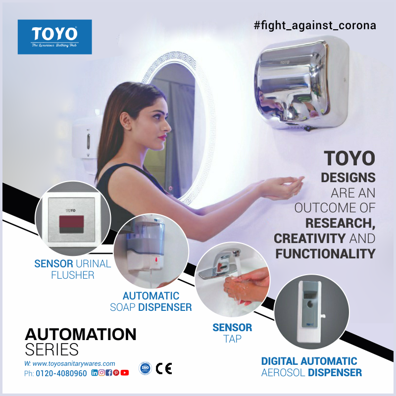 ToyoSanitary's tweet photo. Toyo designs are an outcome of #Research, #Creativity and #Functionality.
Now is the best time to indulge in some serious self-care with #toyo_saniatry_ware
#fight_against_corona
#TOYO #Toyotheluxuriousbathinghub #mirror #ledmirror #faucets #healthfaucets #showerpanels https://t.co/ePHsMhNr0G