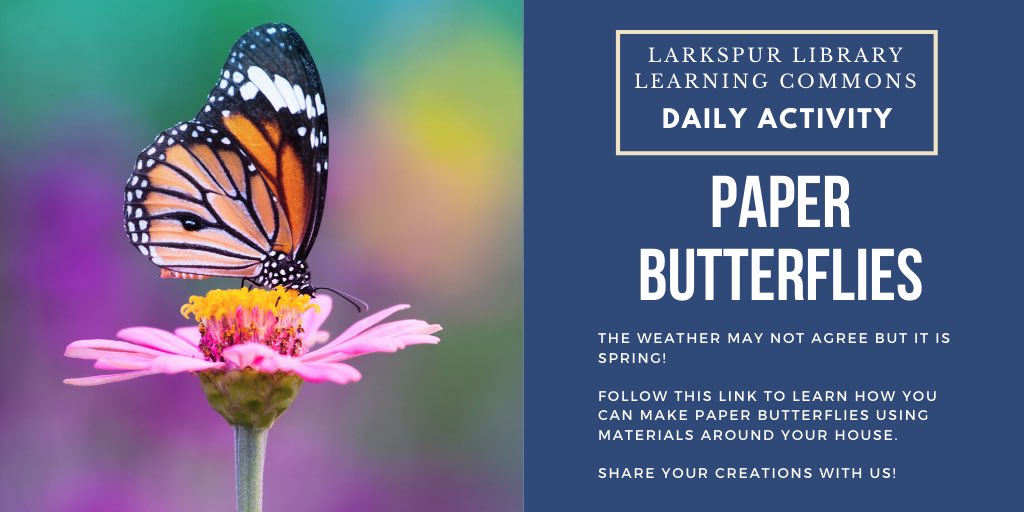 LarkspurLLC (@larkspurliblc) on Twitter photo Hey <a href="/LarkspurPS/">Larkspur P.S.</a> ! Hope you had a restful long weekend and enjoyed the sunshine. Can you believe it snowed this morning?? 😳 Let’s do some creating that will help bring back spring! redtedart.com/how-to-make-bu… <a href="/PDSB_Libraries/">PDSB Library Learning Commons</a> <a href="/PETLA_/">Peel Elementary Teacher Librarian Association</a> <a href="/oslacouncil/">OSLA Council</a> #LarkspurMakes Hey <a href="/LarkspurPS/">Larkspur P.S.</a> ! Hope you had a restful long weekend and enjoyed the sunshine. Can you believe it snowed this morning?? 😳 Let’s do some creating that will help bring back spring! redtedart.com/how-to-make-bu… <a href="/PDSB_Libraries/">PDSB Library Learning Commons</a> <a href="/PETLA_/">Peel Elementary Teacher Librarian Association</a> <a href="/oslacouncil/">OSLA Council</a> #LarkspurMakes
