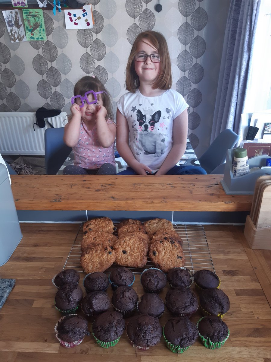 cheboshazz's tweet photo. @MoorfieldPrim baking morning for scarlett followed by school work https://t.co/gTEiEiwku8