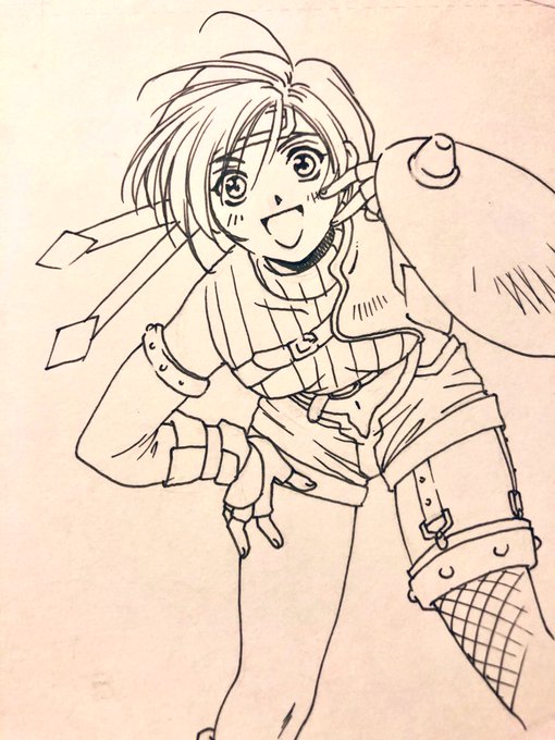 2○年前描いたユフィ 