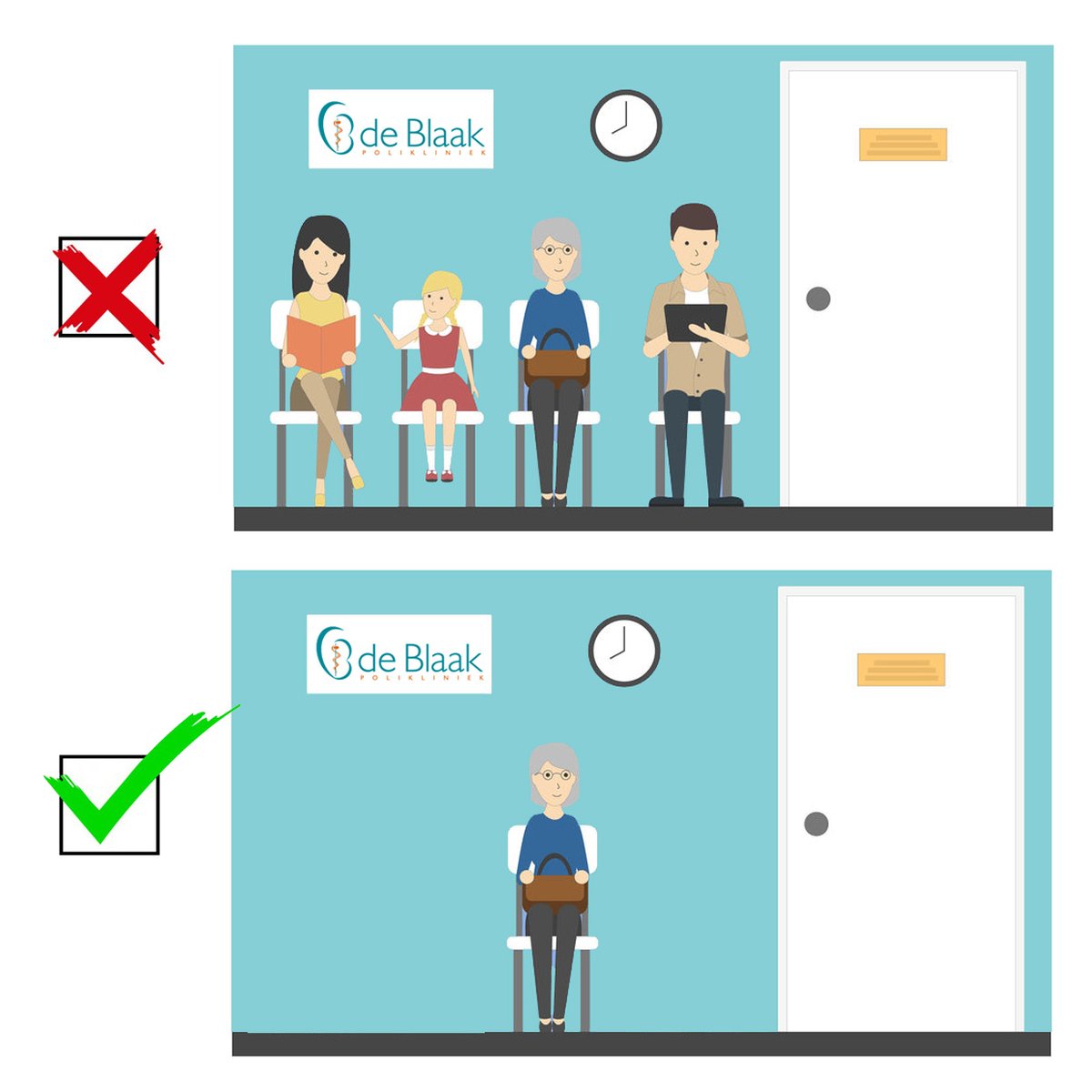 PolideBlaak's tweet photo. We hebben een aantal maatregelen genomen om ervoor te zorgen dat onze patiënten veilig behandeld kunnen worden zonder risico op besmetting met het coronavirus van patiënt of medewerkers. https://t.co/rEpM2RZzmu #dermatologie #spataderen #aambeien #huidziekten https://t.co/Li2VK4yfS5