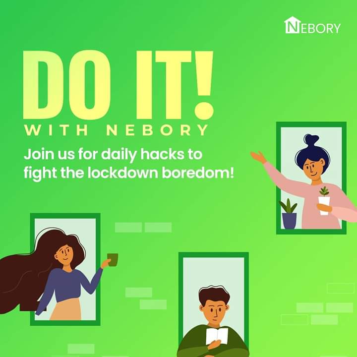 NeboryApp's tweet photo. Out of Ideas to keep up with the Lockdown? We have your back!⠀
Till May 3, we bring you new hacks every day to make this quarantine more interesting &amp; beat your boredom! Stay tuned to our page. First Hack dropping tomorrow!⠀
You're welcome, in advance. 😉⠀
#NeboryApp #Pune https://t.co/uo65A3Igxr