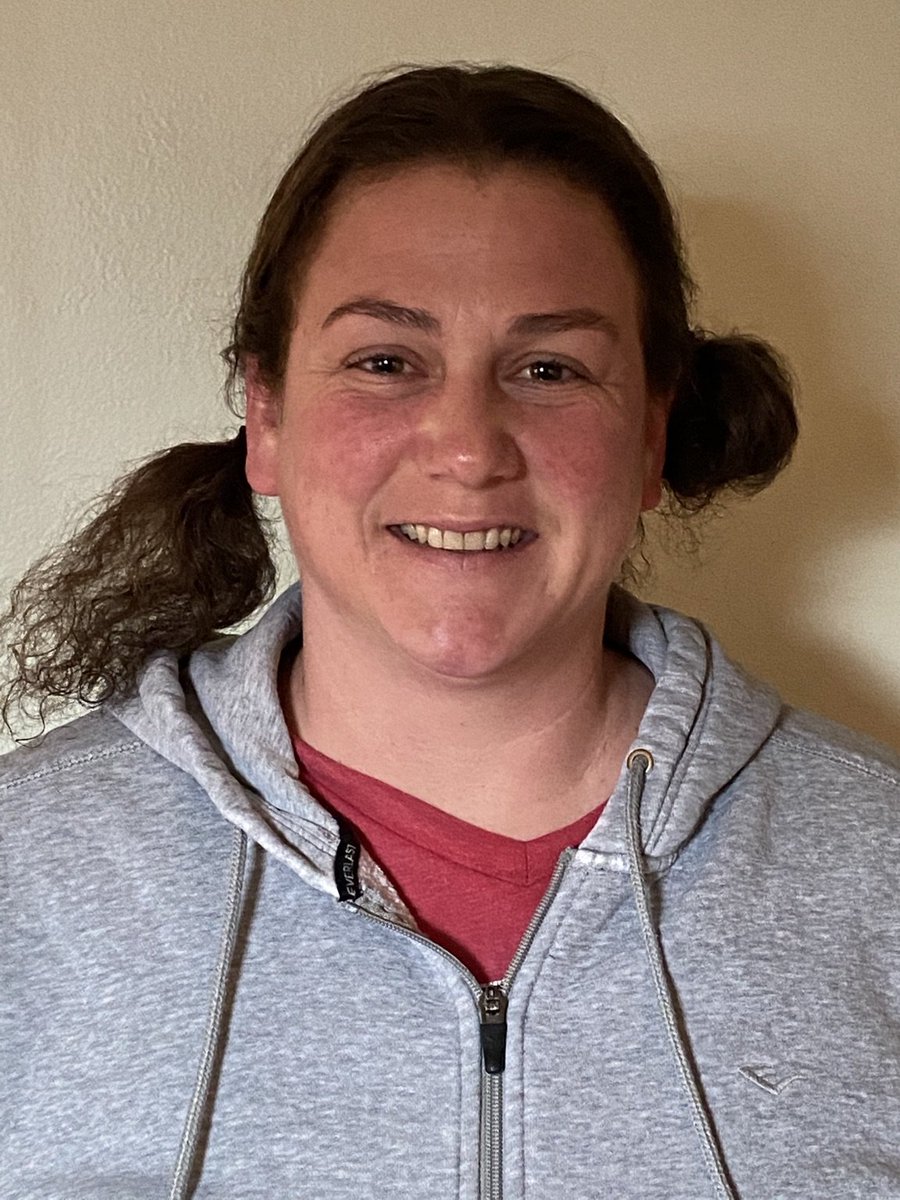 Mrs. Anuszewski's kicking off crazy hair day!