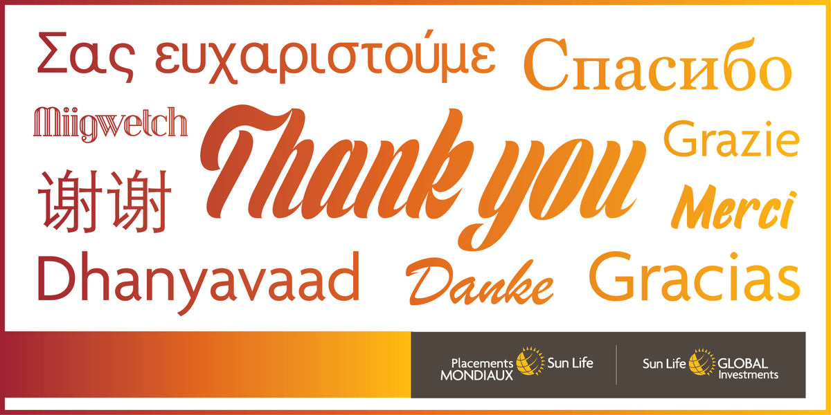 From all of us at <a href="/SLGI_Canada/">Sun Life Global Inv.</a>, we wanted to send a big thank you to all the financial advisors and their teams across Canada for helping clients during these challenging times. Take care of each other, stay home and be safe ow.ly/lzgd50zcXIN