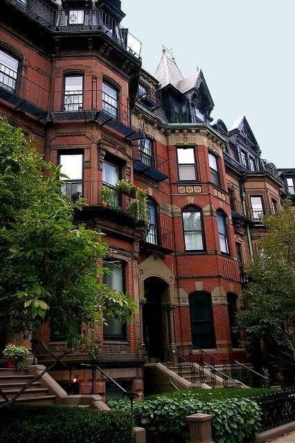 Викторианская архитектура в бостоне. Boston_housing. Норт энд бостон. Массачусетс жилые районы. Районы бостона.