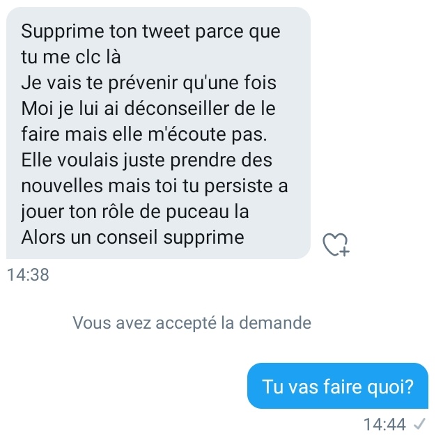 Alors qu& #39;un autre individu entre dans le thread (ça ne s& #39;arrête plus)