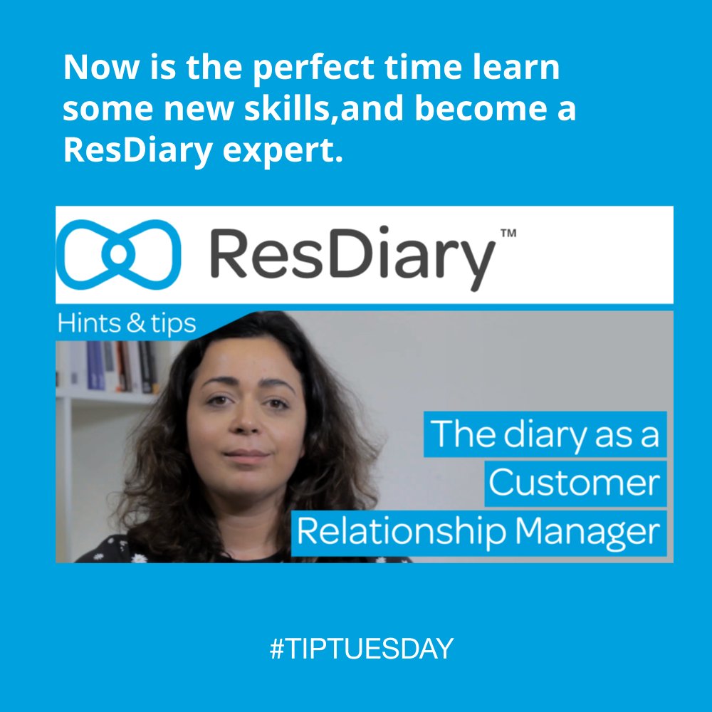 ResDiary's tweet image. Ways to stave off lock down boredom: 
Book in for a training session with us and become a ResDiary expert. Perfect for #OnceThingsGetBackToNormal #TipTuesday. 
Visit our customer hub and find out more: sales.resdiary.com/customer-hub/#…