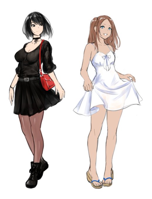 次作るゲームの主人公たち…初期設定です。 