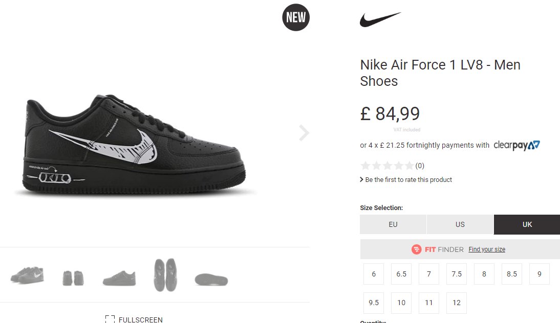 nike air force scribble black