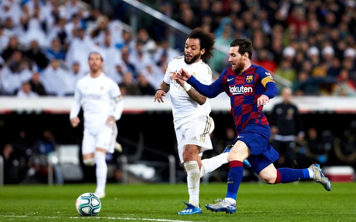 Real Madrid-Barcelona 2-0. Messi με τα blaugrana, Marcelo-Ramos με τα λευκά. Αμέτρητες αναμετρήσεις των τριών την τελευταία δεκαετία στα Clasico. Αυτή τη φορά νικητές καθαροί αναδείχθηκαν οι λευκοί.