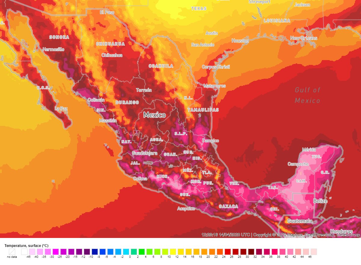 BBC Weather on Twitter "Mexico heatwave the heat continues with