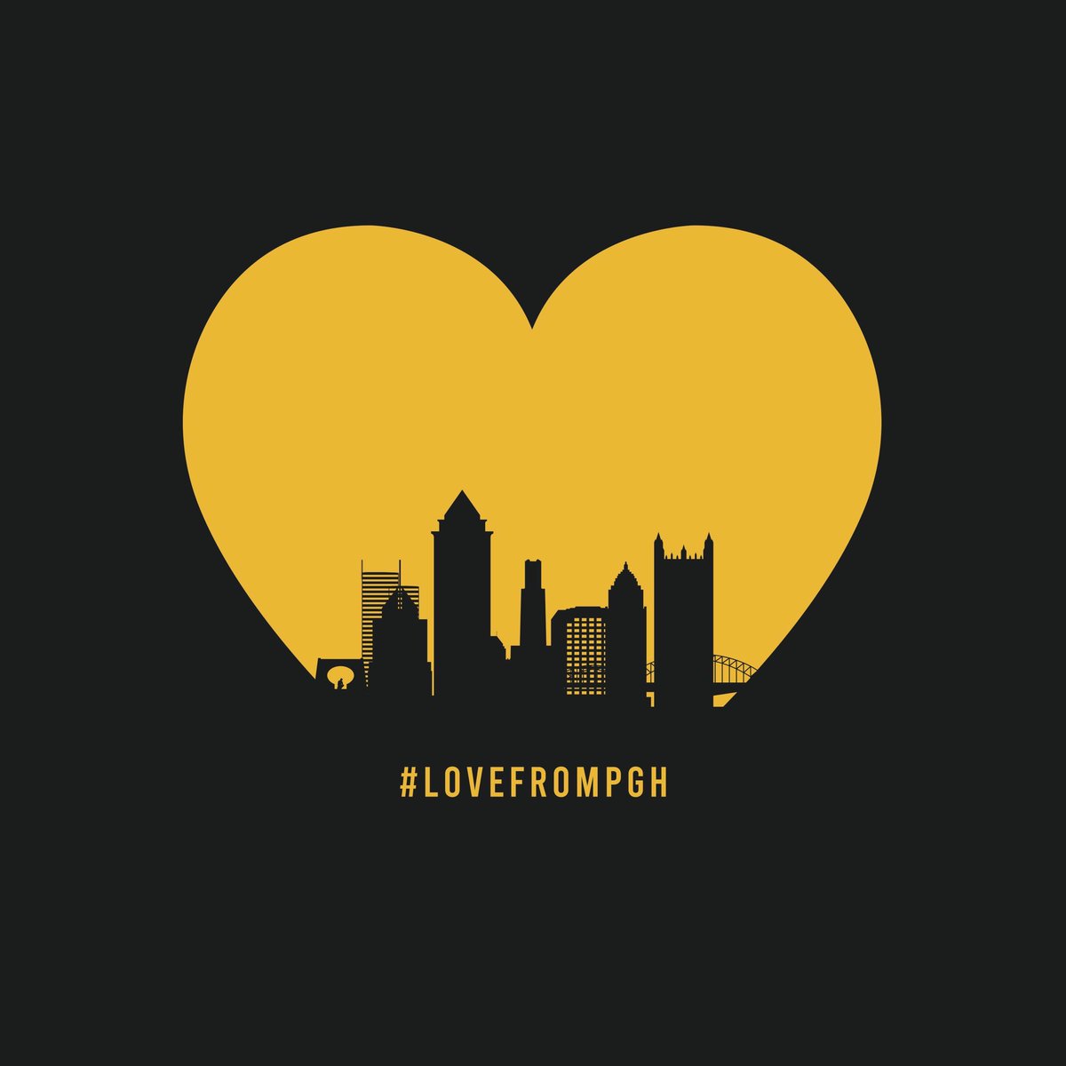 EmbracePGH's tweet photo. Join us again as we show our love and appreciation to everyone that is helping us weather this storm, with a round of applause and show of lights tonight at 8.
#LoveFromPGH https://t.co/Ya0Vm4uix1