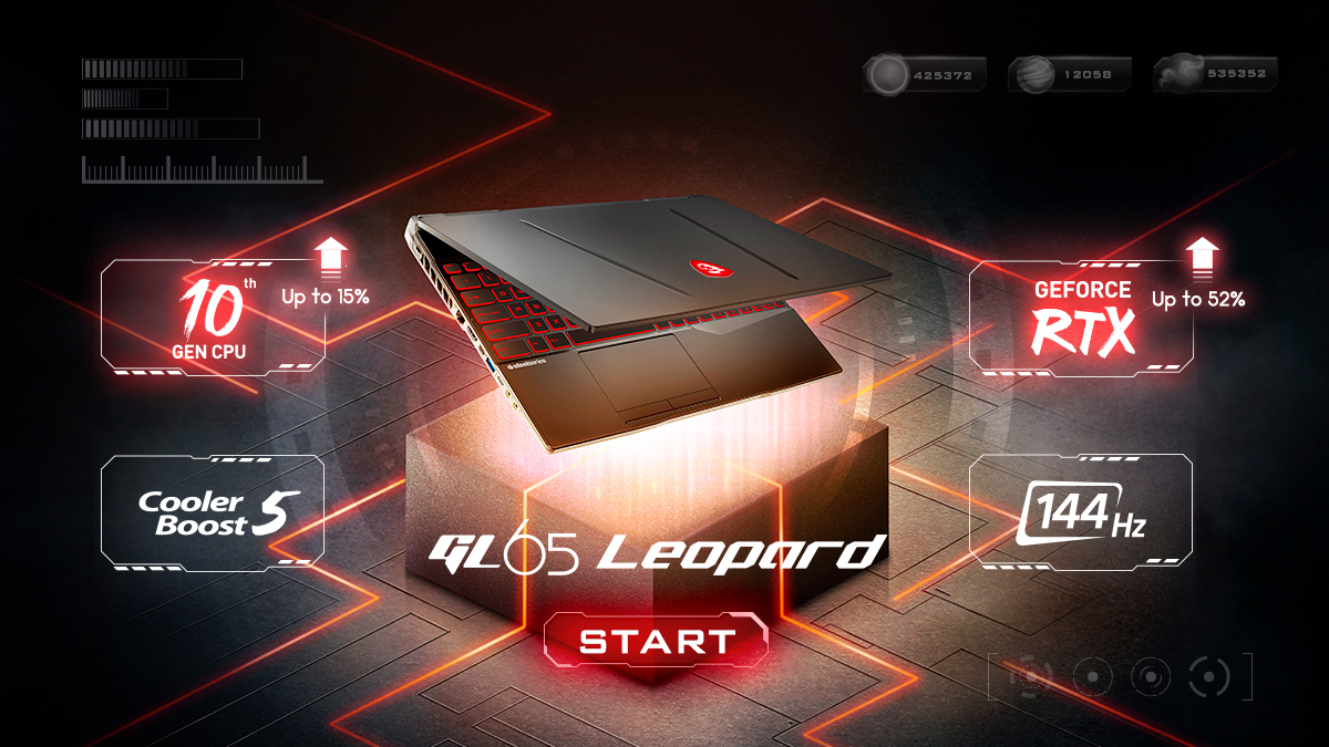 msigaming's tweet photo. Ensure you to have the maximum performance under extreme gaming - #MSI #GL65
Equipment:
▶️ Brand new 10th Gen @Intel Core i7 processor
▶️ @NVIDIAGeForce RTX Graphics with 52% boost
▶️ Cooler Boost 5
Check it! 👉https://t.co/kcOhqkojdh
#Evolve
*Specs varies by model & region https://t.co/clmAIVy7Vk