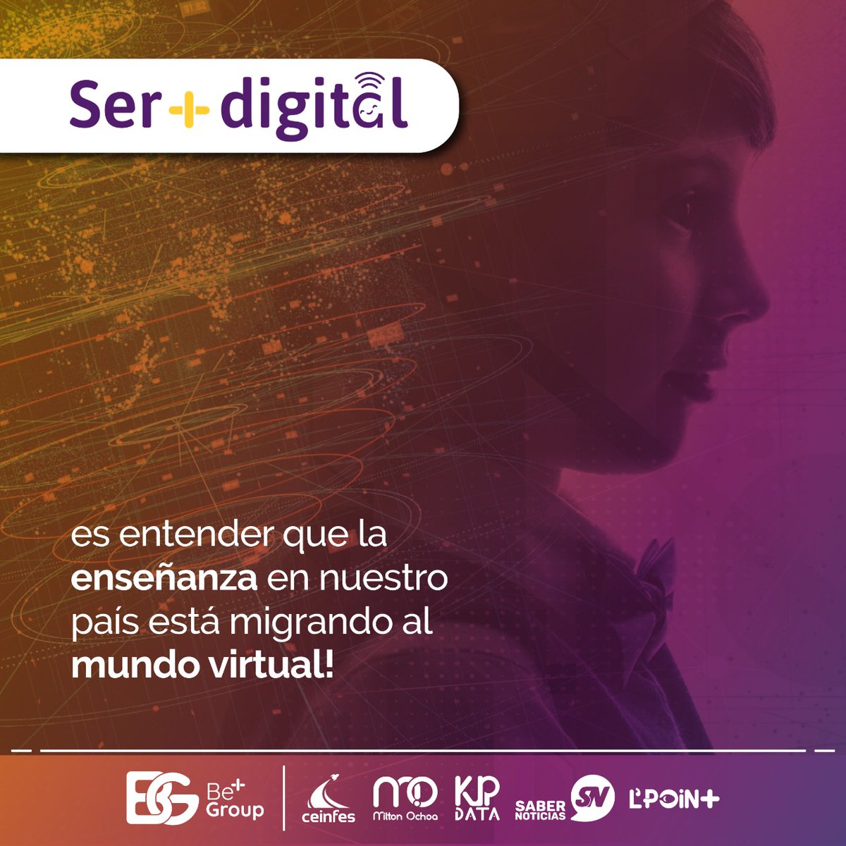 Beplusgroupla's tweet photo. La virtualización de la educación en Colombia llegó para quedarse de la mano de Ser+Digital. Conoce más de esta herramienta contactándonos: atencionalcliente@ceinfes.com https://t.co/NICIRZbgz0